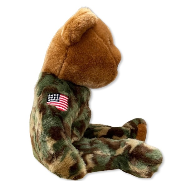 BEANIE Buddy Vintage Original 2003 TY Military Camouflage Collectible 14 inches - Picture 2 of 8